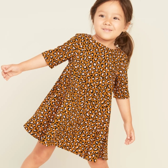 navy leopard dress